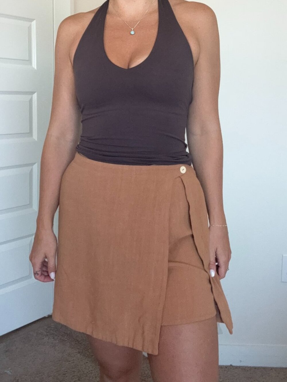Sadie and Sage A-Line Out West Mini Skirt